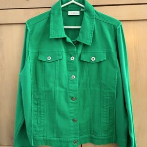 Belle by Kim Gravel Mixed Media Denim Jacket with LOADS of Stretch!